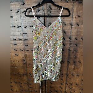 Sequin Mini Dress Size Small